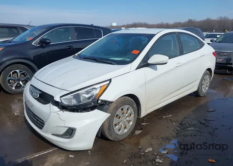 2017 Hyundai Accent Se z USA, uszkodzony, nr VIN KMHCT4AE0HU358365